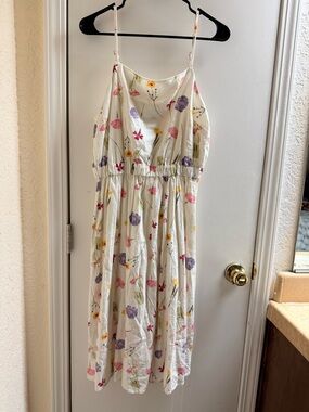 LOFT Outlet Floral Midi Sundress